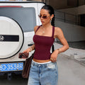 fashiony2k hot girl suspender tube top vest women's tops women's clothing  summer  independent station