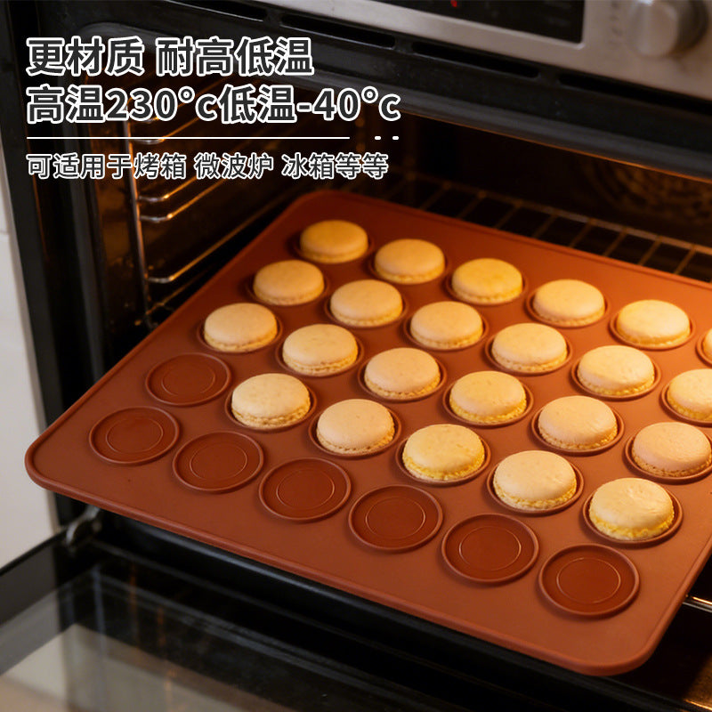 macaron baking mat chocolate cookie mold cake mold ice cream candy food grade silicone mold