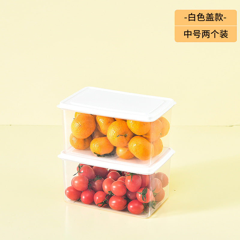 Refrigerator crisper artifact food grade storage frozen crisper kitchen plastic frozen food grade finishing storage box