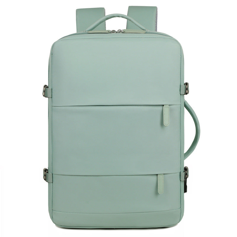 Cross-border new backpack men's and women's multi-functional business and leisure computer bag large-capacity short-distance travel backpack