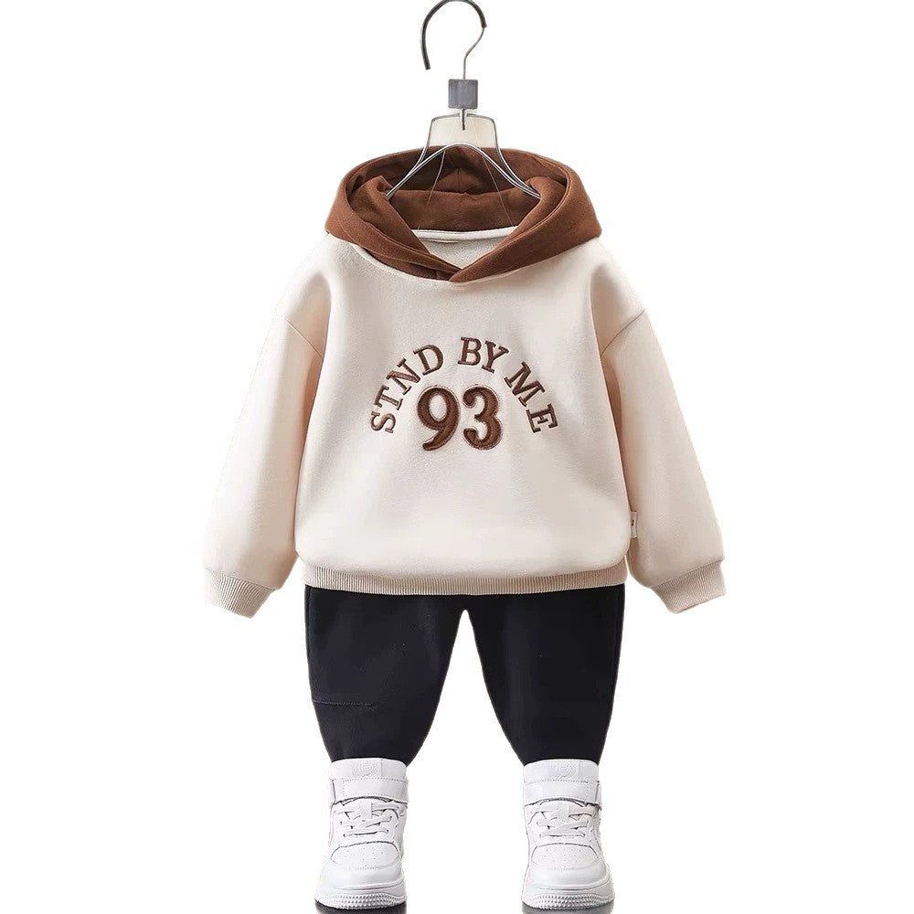 Boys and girls sweatshirtsuitfall and winternew arrivalkidsk-stylecasual hoodiefashion styleeasiest for matchtops