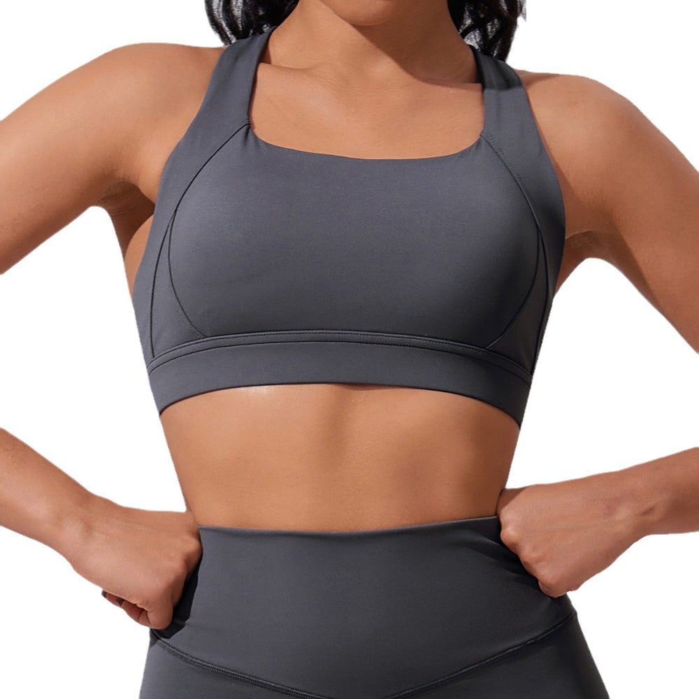 Fashion cloud feeling high intensity sports intimates women's running bubble wrap high elastic yoga vest outdoor fitness sports bra