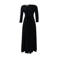 D3171 cross-border women's clothing  spring/summer new fashion elegant tie-up african plus size maxi dress export dress