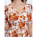 listing: new  women's elegant floral print dress