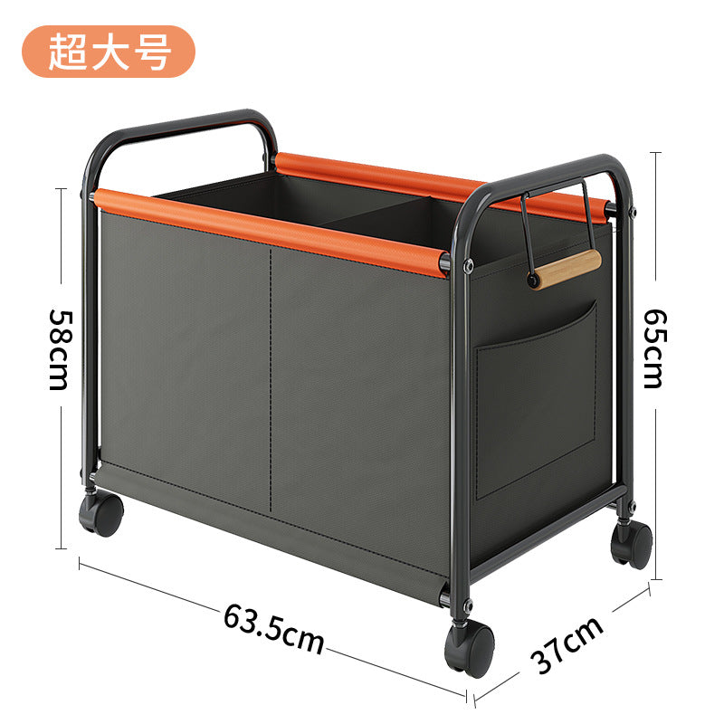 Storage basket under desk backpack organizer snack basket mobile toy storage cart office desk organizer