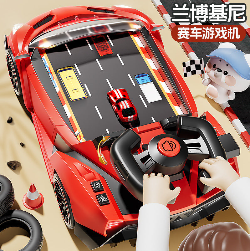 Kids Racing Adventure Obstacle Avoidance Game Console Toy Puzzle Boy 3 Years Old 6 Car Simulator