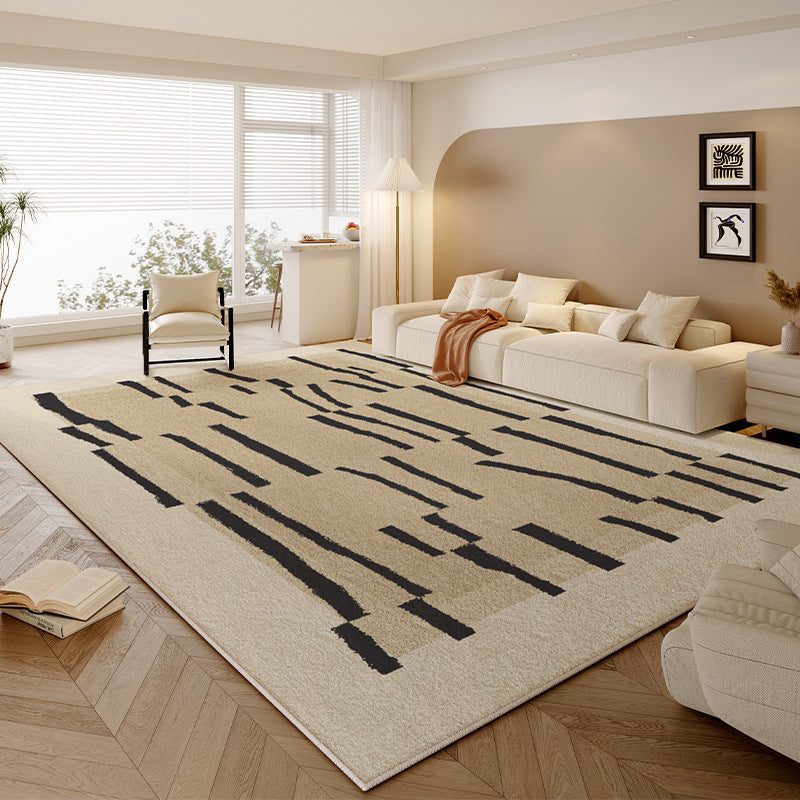 Carpet living room cream style waterproof maintenance-free  new style retro sofa coffee table no-wash and wipeable medieval floor mat