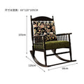 Single living room sofa chair designer small apartment american light luxury rocking chair frameless sofa lazy casual rocking chair