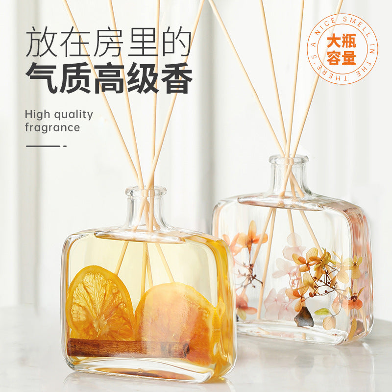 100ml preserved flower flameless reed diffuser - hotel-grade fragrance, home air freshener, and odor eliminator for bathrooms