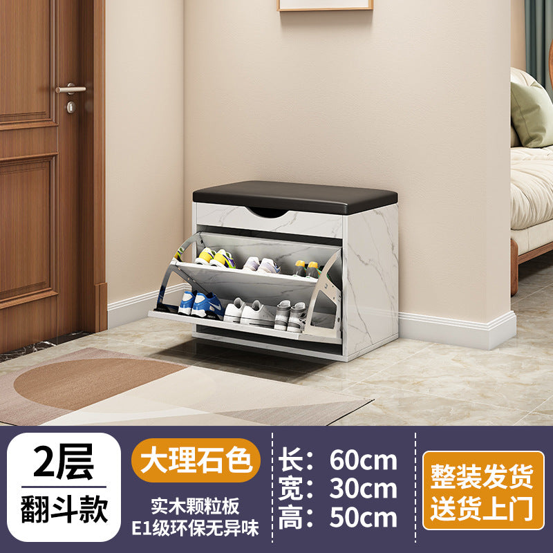 new arrival: bestselling flip-top shoe cabinet - home entryway shoe bench, shoe rack, and stool combo - all-in-one seating & space-saving storage