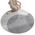 round carpet crystal velvet study computer swivel chair mat non-slip carpet floor protection mat bedroom bedside blanket