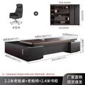 2.2m boss table + boss chair + 2.4m bookcase (delivery)