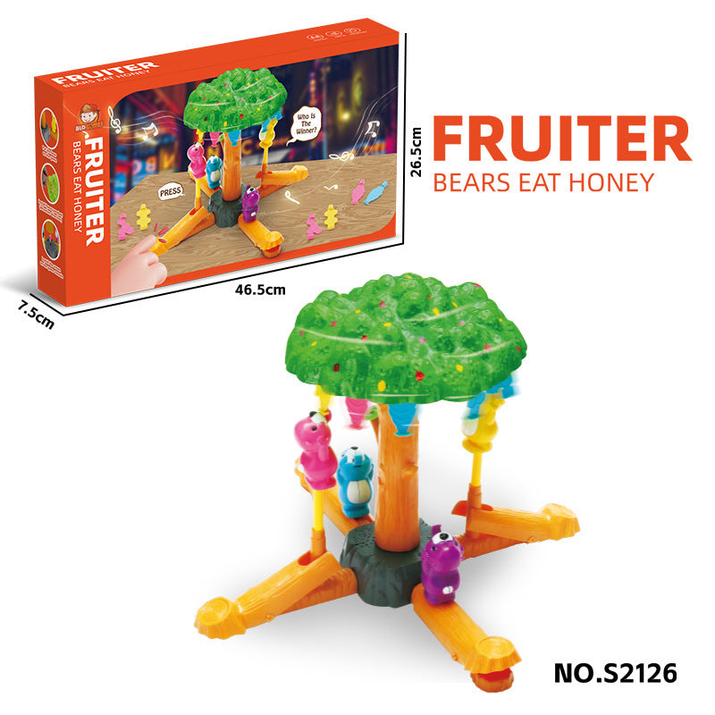 new children's creative tabletop game - honey eating bear - parent-child interactive desktop game toy - educational - amazon
