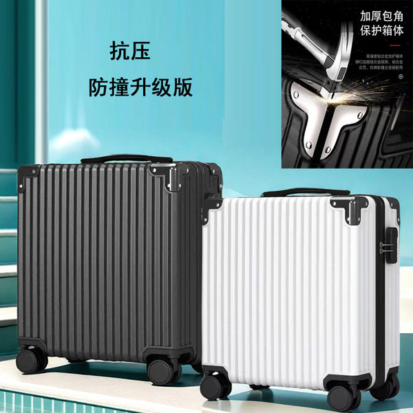The new boarding case 18-inch universal wheel trolley case 20-inch password luggage suitcase is sent by the male manufacturer.