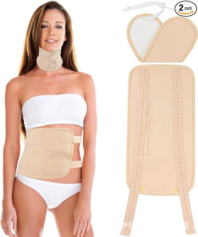 Castor oil pack reusable soft leak-proof essential oil compress with support belt