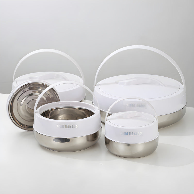 foreign trade 2l-4l-6l-10l stainless steel thermal insulation pot household food thermal insulation container thermal insulation box set