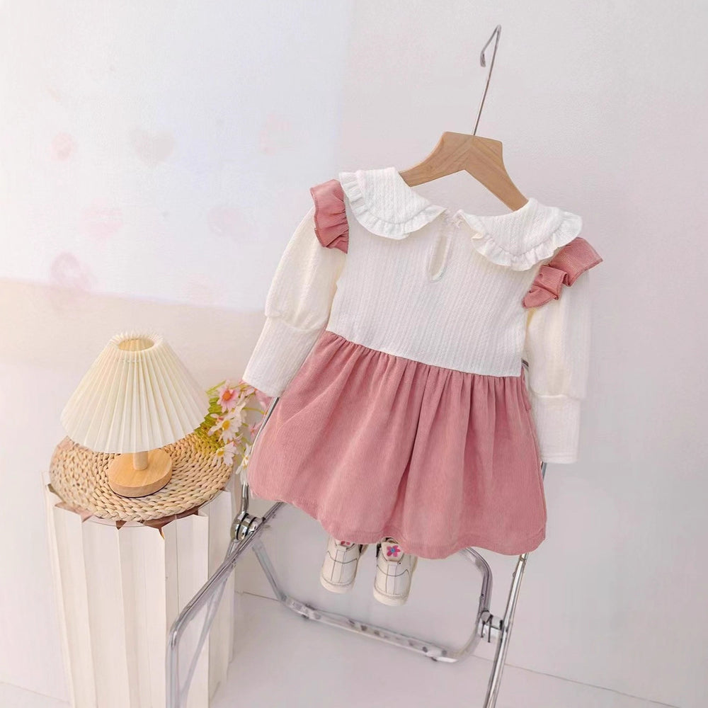 Girls' cartoon dress - new autumn  collection - spring/autumn princess style - baby overalls - stylish & trendy for kids