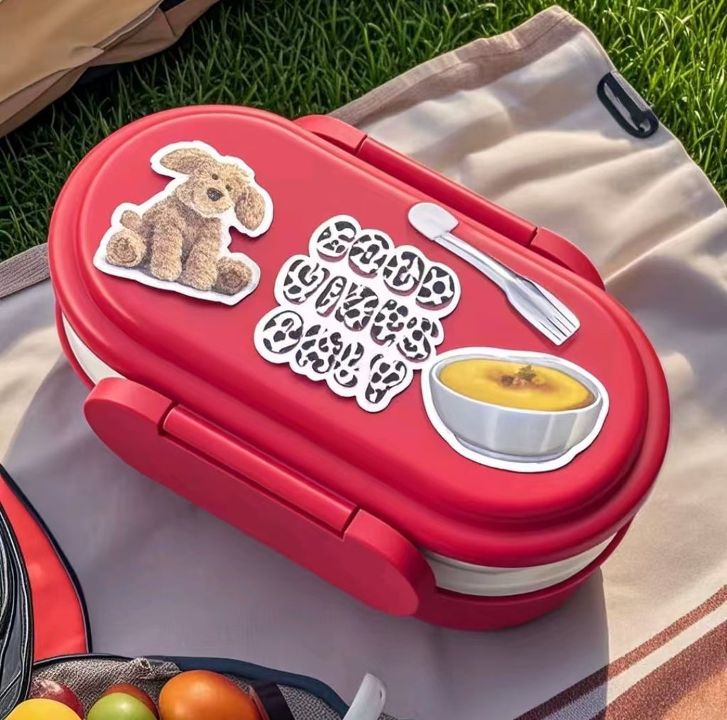 New product special high-value children's and students' lunch boxes can enter the microwave oven, food, fruit boxes with lids