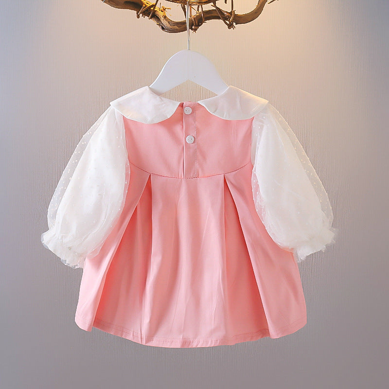 Baby girl dress - spring/autumn chic - kids' first birthday dress - little girl princess dress - spring collection