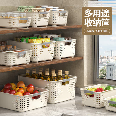 Miscellaneous storage basket for homeplastic storage box snack toy storage basket kitchen storage desktop storage box