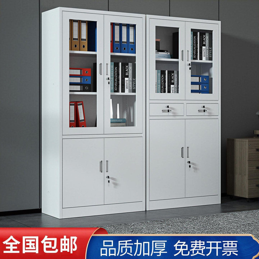 Steel file cabinet office file financial voucher storage cabinet iron locker drawer storage cabinet