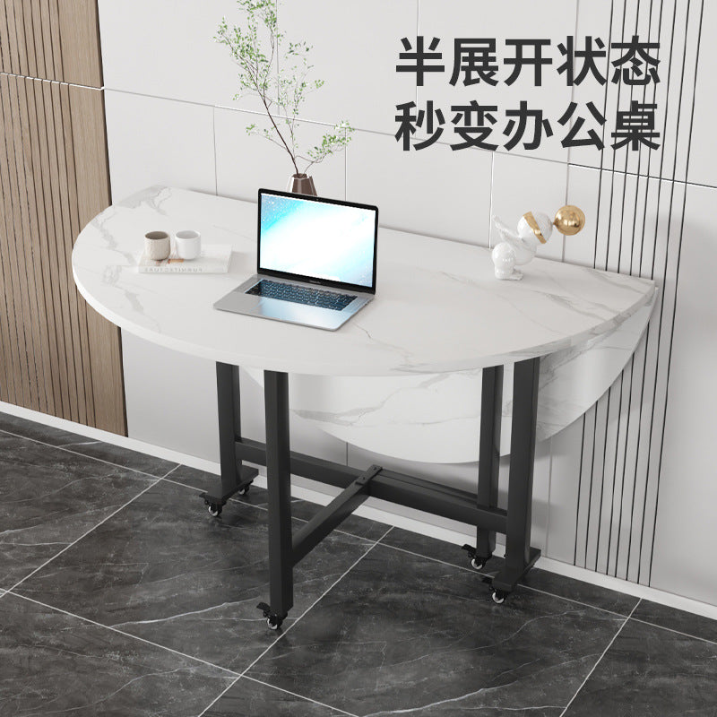Dining table for homesmall apartment foldable table retractable dining table foldable large round table modern casual dining table