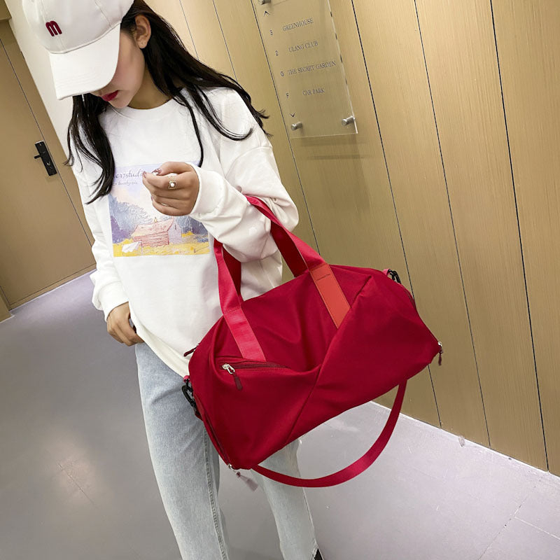 Wholesale travel bag, portable wet and dry separation men's training sports swimming fitness bag luggage storage travel bag