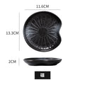 Japanese style dinner plate, dessert plate, cake plate, ceramic creative snack plate, tableware, bone plate, afternoon tea melon seed plate wholesale