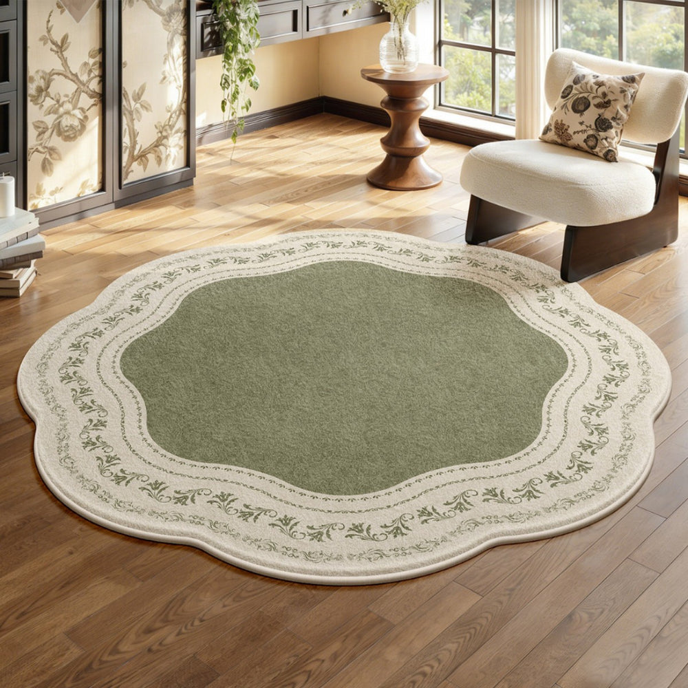 French round carpet  new living room sofa bedroom bedside balcony floor mat non-slip chair computer chair special shape