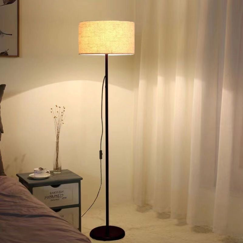 Floor lamp ins scandinavian creative stylishcasual modern bedroom bedside living room sofa remote control led vertical lei hong