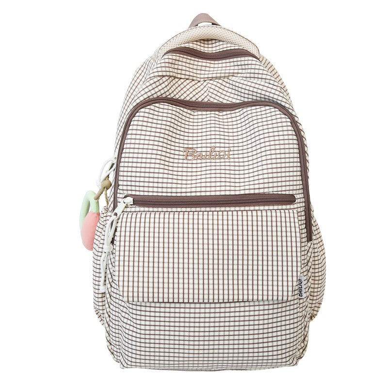 The upper body of the schoolbag is so comfortable. k-style cute style backpack comes with free pendant. large capacity for girls. wholesale. easiest for match