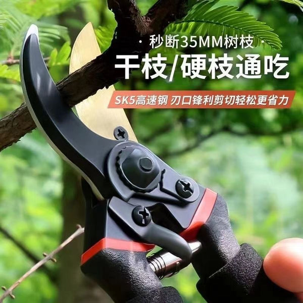 Factory direct sales SK5 strong thick branch shearing branch shearing labor-saving pruning branch household green plants and flowers stainless steel scissors