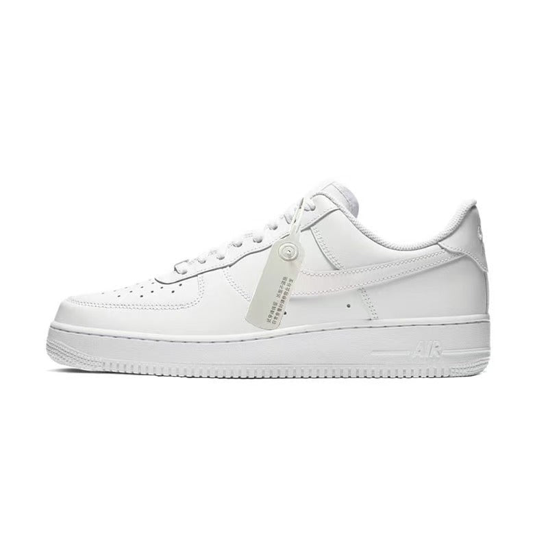 Putian high version air force one af1 white shoes wheat color pure original version black warrior men's shoes black sneakers