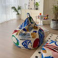 Bean bag lazy sofa graffiti creative popular sofa living room bedroom balcony tatami lounge chair commemorative edition manufacturer