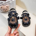 Kids' slippers - summer girls' and boys' bathroom indoor home anti-slip soft sole cartoon baby sandals