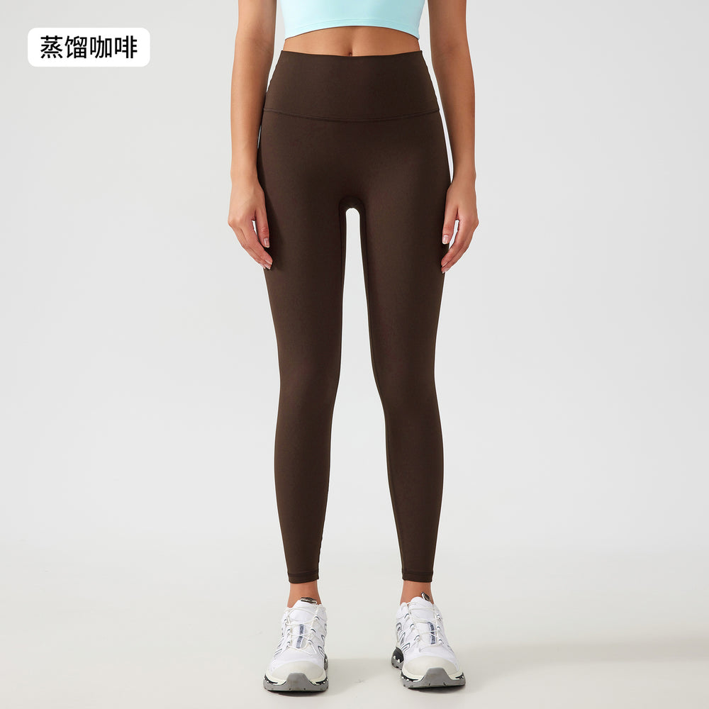 Free sizefree sizenude yoga pants without embarrassing lines, hip lifting and shaping sports and fitness nine-point pants for women ag003