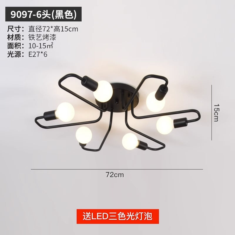 export european style living room chandelier post-modern casual three-head dining room master bedroom for home high-end scandinavian lamps