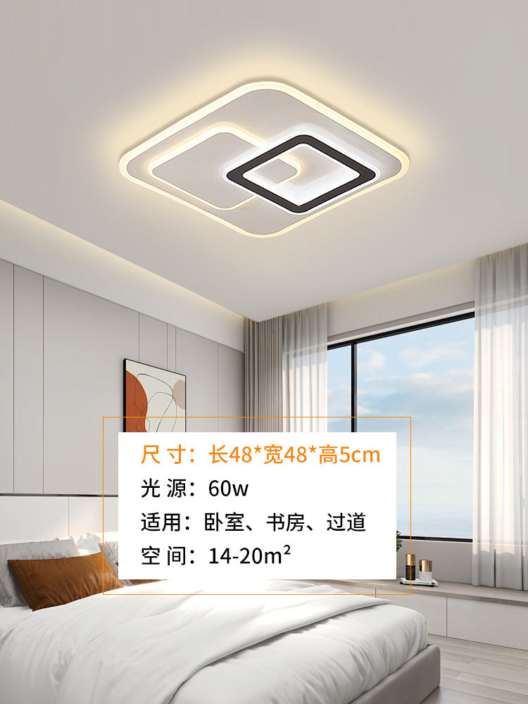 2025 new circle living room hall main light Zhongshan home improvement lighting led eye protection bedroom ceiling light bright
