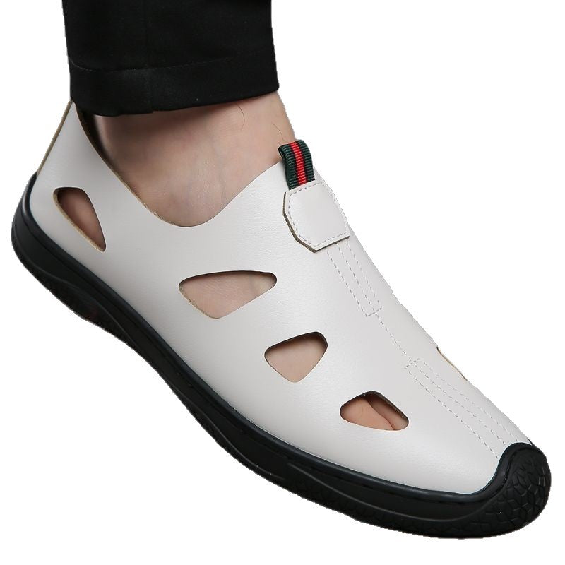 【military-grade leather shoes - premium quality】100% full grain cowhide leather, clearance sale! soft sole leather shoes for men, perfect for casual and business wear