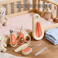 Baby nail clipper set - newborn & infant safe, anti-pinching nail clippers & care tools