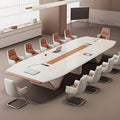 Saint li painted conference room table and chair set - light luxury reception large long table negotiation grand conference table