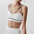 new arrival yoga clothes high waist hip lift tummy control slimming look sling beautiful back running sports intimates bra suit for women