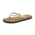 Women's flip-flops summeroutwear nubuck leather upper fashion seaside flatsoutwear new beach flip-flops