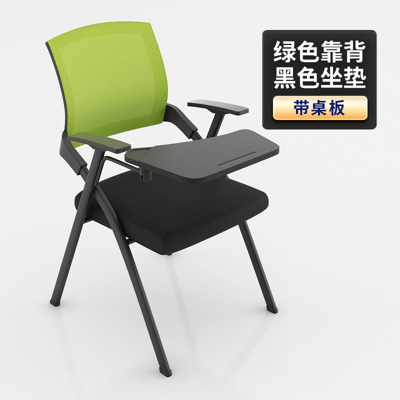 Conference writing board table and chair office chair all-in-one conference room meeting foldable chair foldable training chair with table board chair