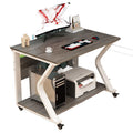 Computer desktop table for homesmall apartment bedroom table simple ready-made study notebook movable with wheels