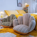 Futon cushion kids heightening butt cushion petals lazy cushion floor stool tatami cushion ginger yellow