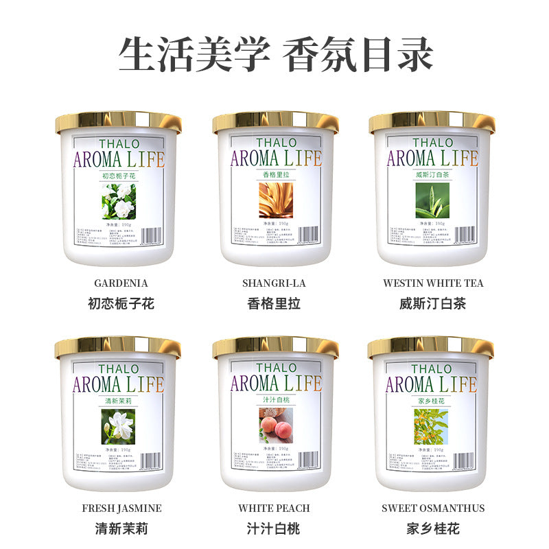 Home aromatherapy long-lasting fragrance indoor bathroom odor eliminator car solid balm flameless aromatherapy factory direct wholesale