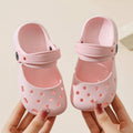 Kids' clogs: summer indoor anti-slip cartoon sandals for girls and boys, toddler and infant beach sandals for outdoor wear