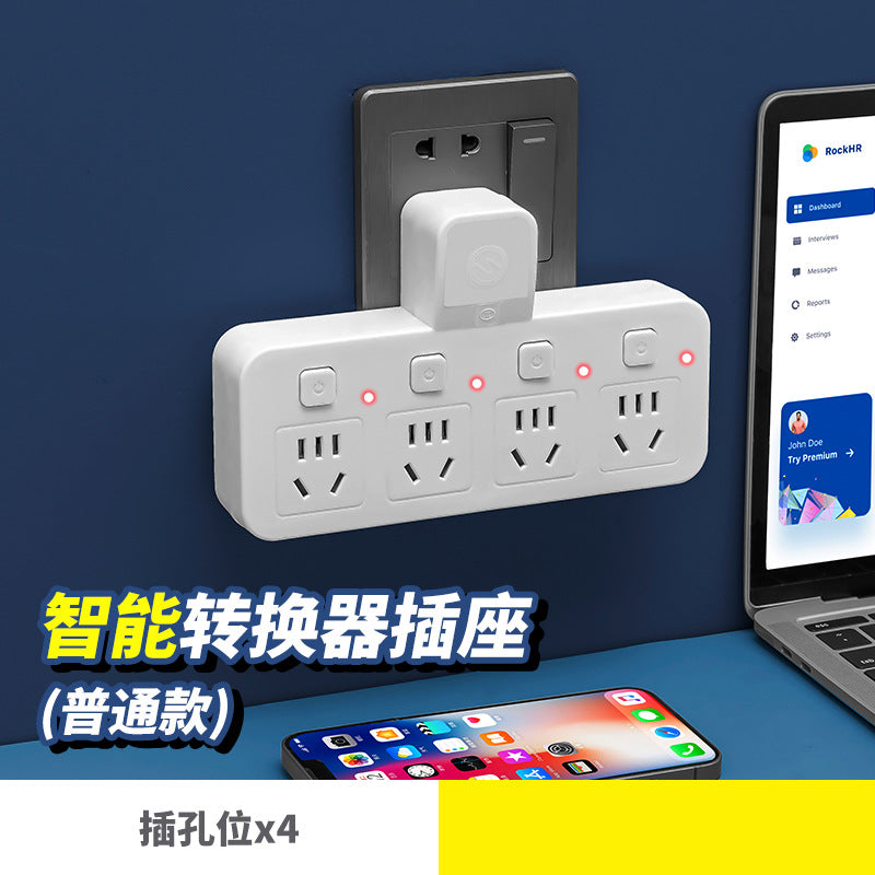 For home socket converter multi-hole panel wireless power strip power strip with usb one-to-many function plug