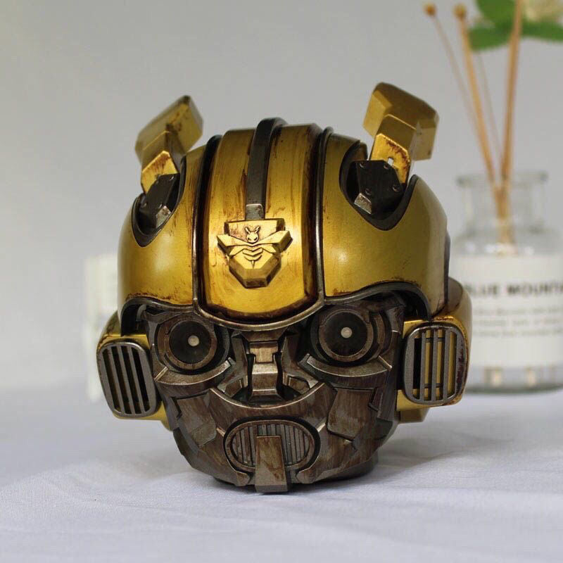 Cartoon bluetooth speaker - card slot audio - mobile phone bluetooth speaker - optimus prime & bumblebee gift speaker - battle damaged design